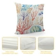 thumbnail image 4 of ARISTURING Nautical Coastal Throw Pillow Covers Coral Pillow Cases Beach Ocean Themed Accent Couch Cushion Cover Outdoor Pillowcase for Sofa Bed Living Room,, 4 of 5