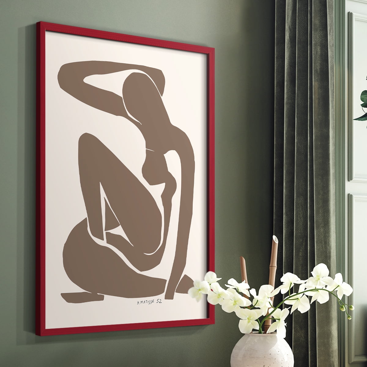Matisse CCXV in Solid Wood 8 x 10 Framed Print