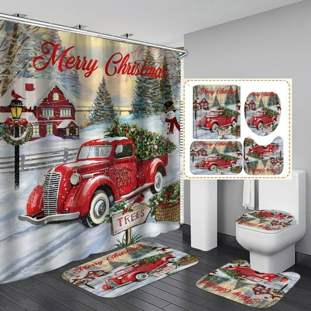 Christmas Bathroom Sets Decorations, Christmas Bathroom Sets Decor