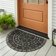 thumbnail image 2 of Mohawk Home Doorscapes Estate Mat Mosaic Mythos Stone Slice Mat Scatter, 1'11"x2'11", Brown & Grey, 2 of 3
