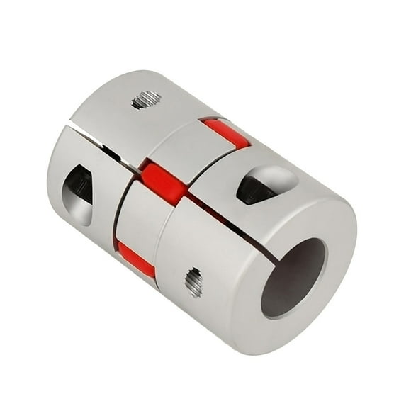 Motor Ball Cnc Machine Lathe Aluminum Alloy Plum Blossom Elastic Coupling 20*25