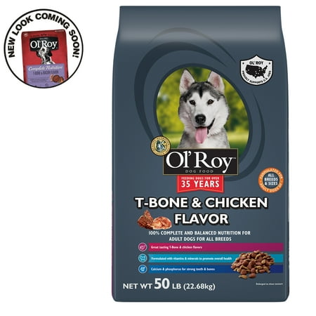 Ol' Roy T-Bone & Chicken Flavor Dry Dog Food, 50 lb