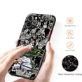 thumbnail image 5 of Funda de teléfono translúcida esmerilada de Anime One Piece para Apple iPhone 15 14 13 12 11 XS XR X 8 7 SE Pro Max Plus Mini, 5 of 5