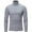 Gray, variant on Stamzod Street Style Turtleneck Tshirts for Men Long Sleeve Fall Winter Fashion Solid Color Casual Slim Fit Pullover T-Shirt Tops Bottoming Shirt