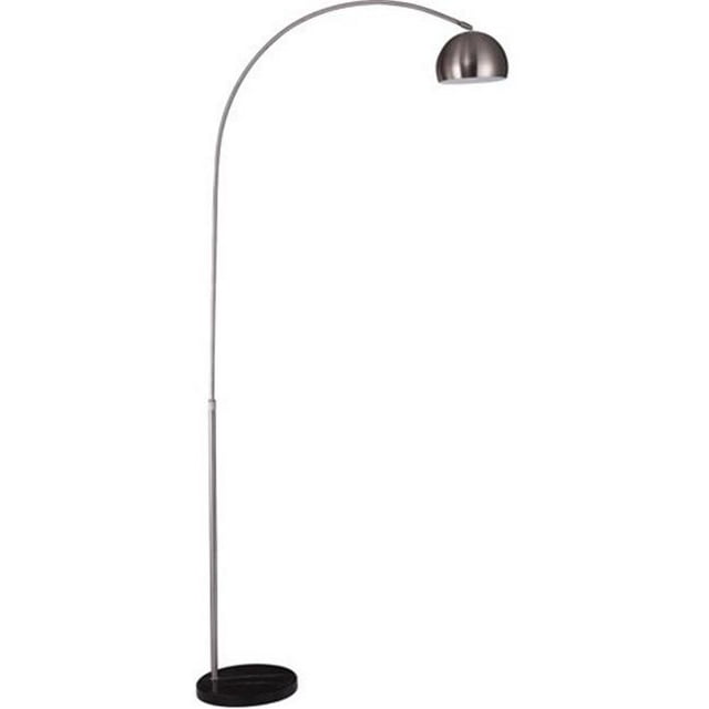 Living District LDFL2001 7,5 Po Arcis 1 Lampadaire Léger Portable Light&44; Nickel Satiné