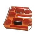 thumbnail image 1 of Bandeja de mesa para sombrilla de Patio,Accesorio de playa al aire libre portátil,2 ranuras para teléfono, soporte para sombrilla, soporte para Naranja, 1 of 8