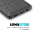 thumbnail image 5 of Samsung CSSAMS10-CANV-GYBU 2 Tone Texture Coated Canvas TPU Case with Card Slot for Galaxy S10, Grey & Burgundy, 5 of 15