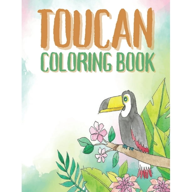 Toucan Coloring Book Bird Coloring Pages Perfect Gift For Boys Girls And Kids Ages 4 8 Paperback Walmart Com Walmart Com