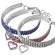 thumbnail image 5 of Colgante en forma de corazón de Worallymy Collar para mascotas collar elástico ajustable para mascotas gargantilla de aleación de aluminio joyería Worallymy JD735808246, 5 of 7