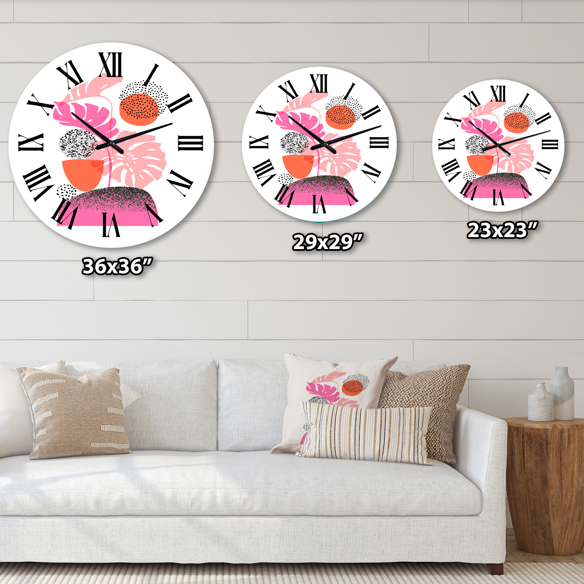 Designart 1 in Quartz Modern/Contemporary Wall Clock