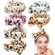 thumbnail image 1 of unbranded 6Ud Para El De Con De Leopardo Y Moño Para Cuidado Facial Y Maquillaje, 1 of 7
