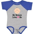 thumbnail image 3 of Inktastic Me Memere Loves Me Grandchild Girls Baby Bodysuit, 3 of 5