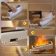 thumbnail image 5 of Difusor de Aceites Esenciales 3 en 1 Humidificador en Forma de Llama, Aromaterapia Difuso r, Flame Humidifier con 2 Modos De Luces LED, Difuso r de Aromas para Casa, Meditacion Trabajar Relaja Yoga, 5 of 6