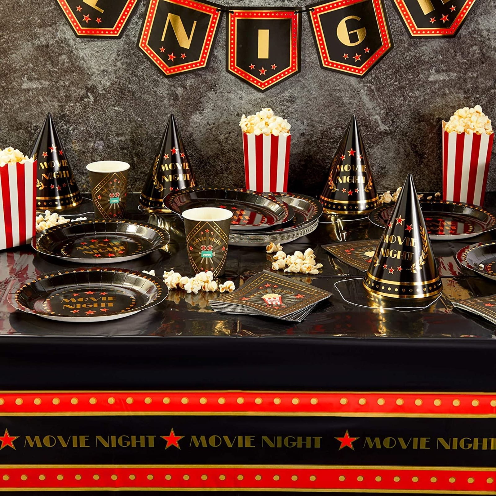  95pcs Movie Night Decorations, Movie Theme Party