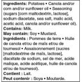 thumbnail image 3 of Great Value Salt & Vinegar Flavoured Potato Chips, 3 of 3