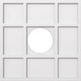 thumbnail image 1 of Ekena Millwork CMP22RK-07000 22 in. OD x 7 in. ID Square Rubik Architectural Grade PVC Contemporary Ceiling Medallion, 1 of 1