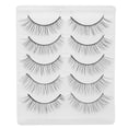 thumbnail image 1 of 5 pares pestañas de pestañas postizas de fibra química pestañas de belleza de ojo 3D natural, 1 of 4