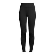 ClimateRight by Cuddl Duds Women's Plush Warmth Base Layer Leggings, Sizes XS to 4X