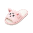 thumbnail image 2 of Jamicy House Slippers for Women Fluffy Plush Slippers Cozy Soft Memory Foam Open-Toe Indoor Outdoor House Slippers Non-Slip Winter Shoes, 2 of 8