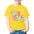thumbnail image 3 of SGMVNU Kids First Grade T Shirts for Girls Back to School Graphic Tees Short Sleeve Soft Summer Casual Tops, Size 11-12 Years, Yellow, 3 of 7