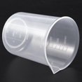 thumbnail image 5 of Vaso medidor de plástico blanco transparente de 250 ml para harina líquida Afortunado Sencillez, 5 of 5