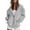Z1-Light Gray, variant on Women Fashion Zip up Sweatshirt Hoodies Casual Fall Y2k Long Sleeve Coats Solid Color Loose Jacket with Pockets (Z3-Light Purple, XL)