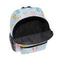 thumbnail image 6 of FORMRS Kids School Backpack with Front Zippered Pocket 12" Student Travel Daypack, Cute Rabbits, 6 of 6