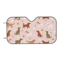 thumbnail image 7 of Fotbe Star Cute Dog Car Windshield Sunshade | Sun Visor Protector Front Window Shade, Keeps Out UV Rays, Keeps Your Vehicle Cool-Small, 7 of 7