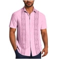 thumbnail image 3 of ZUBKTE Men's Shirt Vintage Bowling Short Sleeve Button Down Hawaiian Summer Beach Printed Casual Shirts S-4XL, 3 of 7