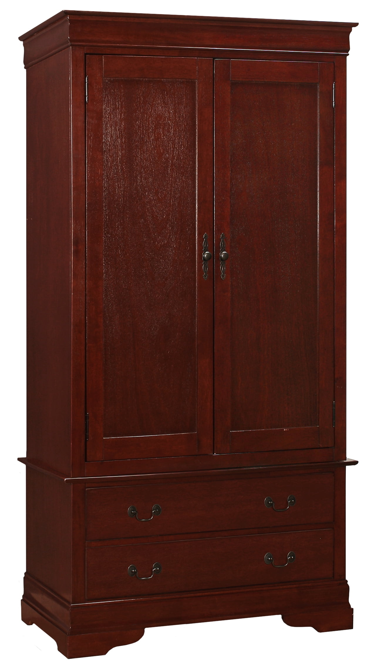Glory Furniture Louis Phillipe G3100-A Armoire , Cherry