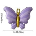 thumbnail image 3 of Eespoir Butterflies Balloons, Party And Festival Decorations, Helium Balloon Set For Birthday, Wedding, Celebration, Colorful, Festive Atmosphere(Purple), 3 of 6