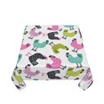 thumbnail image 5 of Wukai Funny Chicken Waterproof Tablecloth for Kitchen Dining, Fits Square Tables for 2-4 Seats -60"x60", 5 of 7