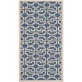 thumbnail image 1 of Safavieh Courtyard Blue Indoor Outdoor Rug - 2'7" x 5', 1 of 1