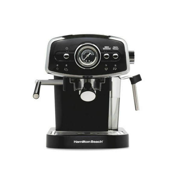 Cafetera Hamilton Beach Hamilton Beach Para espresso, 15 Bares, Negra