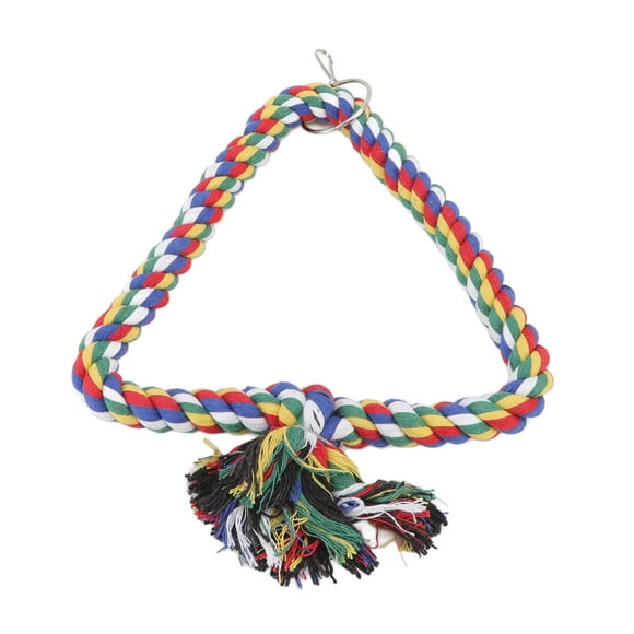 Jouet Balançoire pour Oiseaux, Perroquet Coloré pour Perruches 23 cm