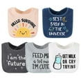 thumbnail image 6 of The Peanutshell Terry Feeding Baby Girl Bibs, 10 Pack, Hello Sunshine, 6 of 7