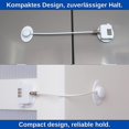 thumbnail image 5 of Cerraduras con combinación numérica para armarios, alacenas, refrigeradores y congeladores, cerraduras de seguridad para niños, seguridad para el hogar, color blanco, adhesivo 3M, sin residuos, 5 of 5