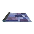 thumbnail image 2 of Ahgly Company Indoor Round Patchwork Blue Transitional Area Rugs, 5' Round, 2 of 4