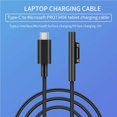 thumbnail image 4 of pitrice Type C to Surface Pro Connector Charging Cable PD Fast Charging Cable Charger Adapter for Microsoft Surface Pro6 Pro5 Pro4 Pro 3 male turn, 4 of 9