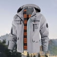 thumbnail image 3 of Ski Jacket Men Windbreaker Resistant Waterproof Parka with Hoodsnow Snowboard Coat Mountain Winter Warm Relaxed Fit Mens Winter Coat, 3 of 3