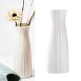 thumbnail image 2 of Unbreakable Vase, Stable Standing Plastic Flower Vase  for Living Room A Type Large White, 2 of 8