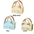 thumbnail image 2 of QualitChoice Foldable Basket with Detachable Divider Portable Bag Organization blue, 2 of 6