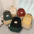 thumbnail image 3 of Schoolbag Women's New Junior High School Students' High Capacity Lightweight Backpack Ins Day Simple Trend Backpack Men, 3 of 7