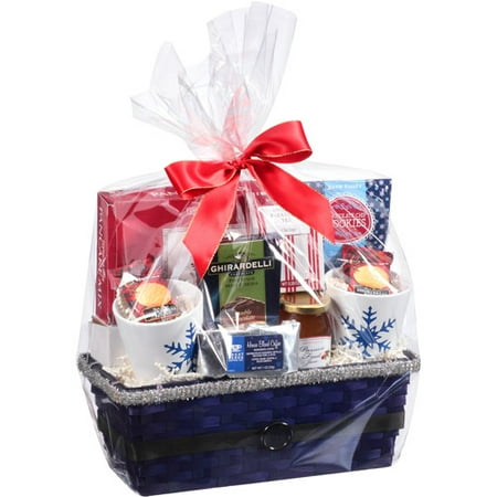 Breakfast for Two Basket Holiday Gift Set, 10 pc (Color will vary)