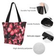 thumbnail image 4 of Balery pink butterfly Bolsa de Hombro con Diseño, Bolsa Grande y Duradera, Bolsa Versátil para Compras, 4 of 6