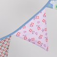 thumbnail image 4 of Banderines de tela colorida, bandera, boda, Baby Shower, fiesta infantil, decoración artística 14 Colcomx Bandera del empavesado de la tela, 4 of 8