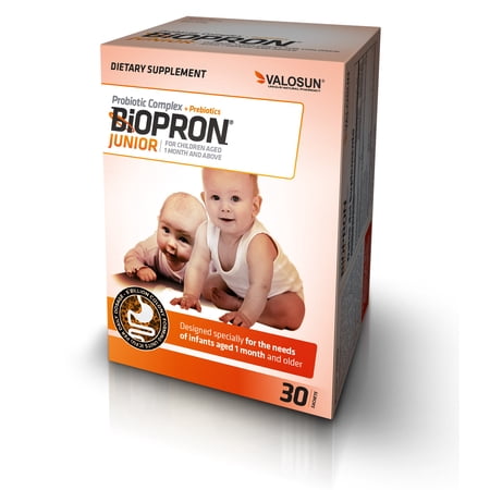 BIOPRON JUNIOR (30) MULTISTRAIN PROBIOTICS COMPEX WITH PREBIOTICS FOR CHILDREN ONE MONTH AND OLDER
