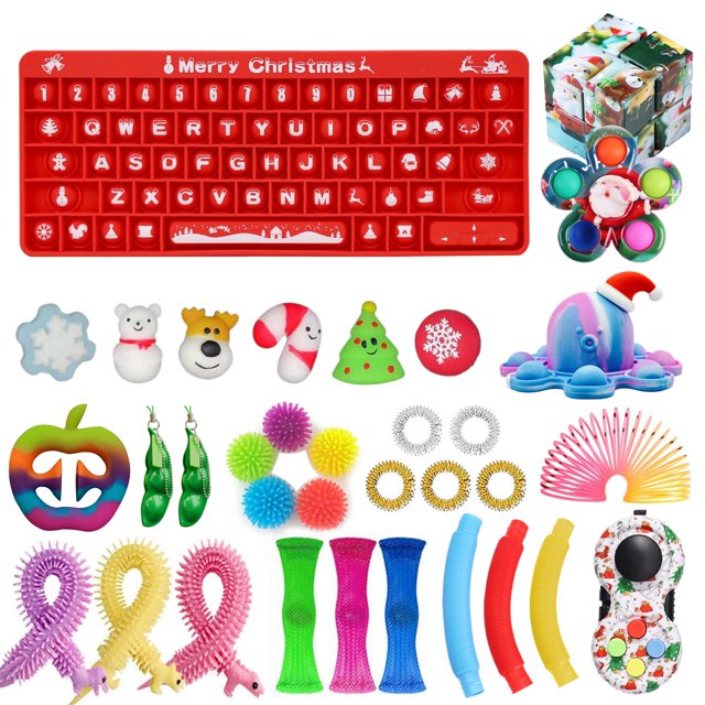 goowrom Kit de Jouet de Décompression à Presser, Jouets Sensoriels pour Enfants