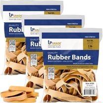 Upgrade Rubber Bands Size 105, 1 lb Bags, 3-Pack, USA