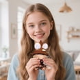 thumbnail image 5 of Doll Clothes Set For 12Cm Plush Dolls, Brown Detective Style With Detachable Accessories, High-Fidelity Delicate Cloth Fabric Skin-Friendly Design Ensuring Perfect Fit For Story, 5 of 7